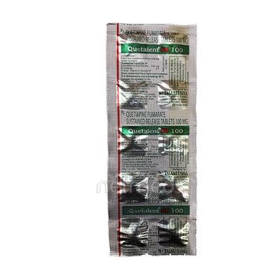 Quetalent SR 100mg Tablet 10'S - Schizophrenia-Aps