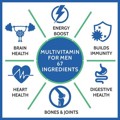 CF Multivitamin for Men Veg Tablet 120's - Multi-Vitamins