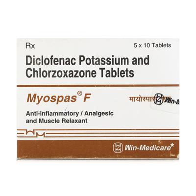 MYOSPAS F Tablet 10's - Muscle Spasm-Mus