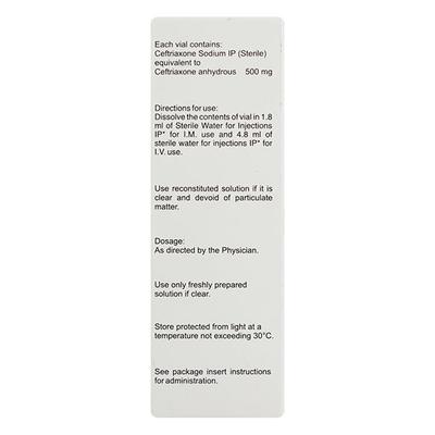 Accuzon 500mg Injection 1's - Bacterial Infections-Cep
