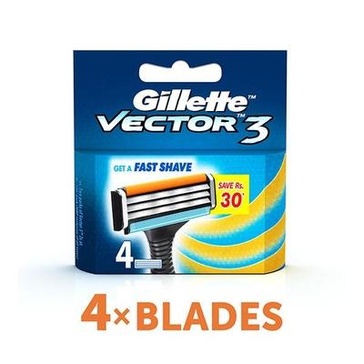 Gillette Vector 3 Cartridges 4's - Shavers