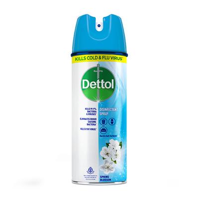 Dettol Multi-Purpose Disinfectant Spray For Hard & Soft Surfaces - Spring Blossom 225 ml - Others