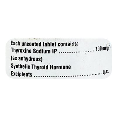 THYCORA 100 Tablet 100's - Hypothyroidism