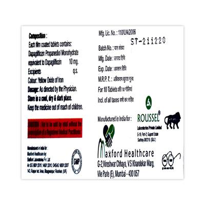 DAPAUZ 10 Tablet 10's - Diabetes-Ant