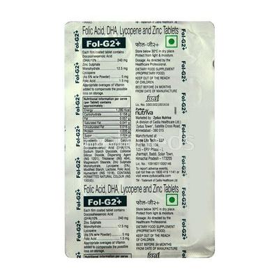 FOL G2 Plus Tablet 10'S - Supplements-Vam