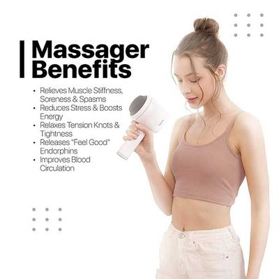 Vandelay Electric Handheld Full Body Massager - White - Massagers
