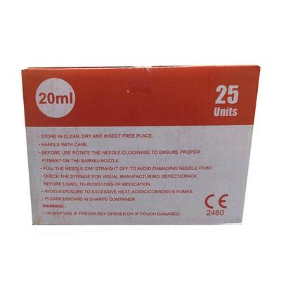 Mr. Inject Disposable Syringe 20 ml with Needle 21G 25's - Surgical Instruments