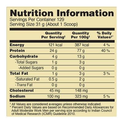 Optimum Nutrition (ON) 100% Whey Gold Standard Powder - Vanilla Ice Cream 4 kg - Whey Proteins