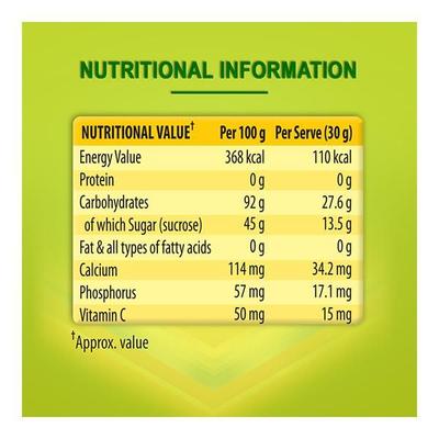 Glucon-D Instant Energy Powder - Nimbu Pani (Refill) (75 gm + Free 50 gm) - Energy Drinks