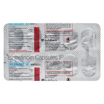 REZISORT 10mg Capsule 10's - Acne-Acn