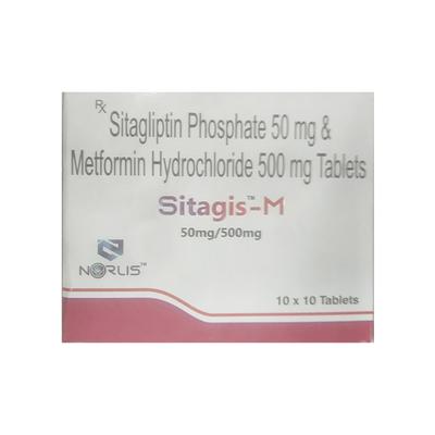 SITAGIS M 50/500 Tablet 10's - Diabetes-Ant