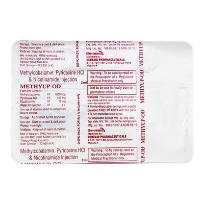 METHYUP OD Injection 1's - Supplements-Vam