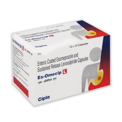 ES OMECIP L Capsule 10's - Ulcer/Reflux/Flatulence-Aaa