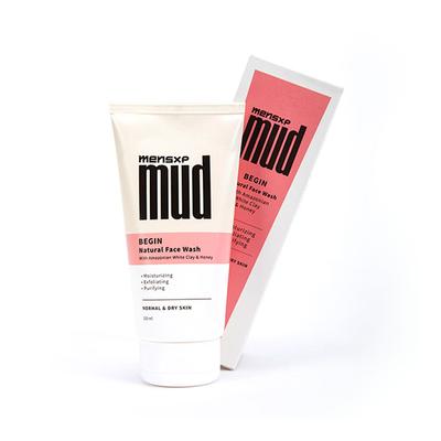MensXP Mud Combo - Face Wash 150 ml + Face & Body Lotion 300 ml (Normal & Dry Skin) - Face Wash & Cleansers