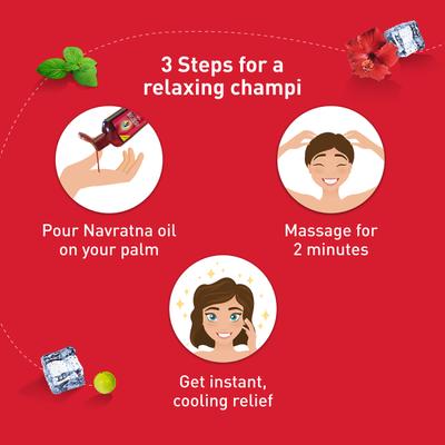 Navratna Ayurvedic Cool Oil 50 ml - Hair Oils