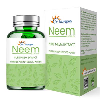 Dr. Morepen Neem Extract Capsule 40's - Herbal Dietary Supplement