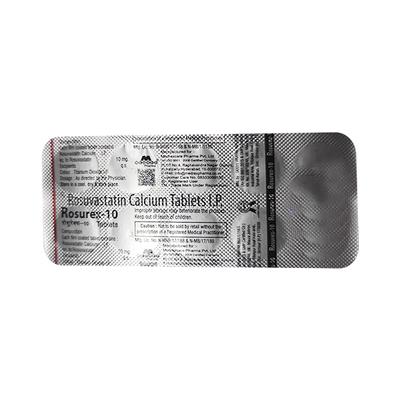 Rosurex 10Mg Tablet 10's - High Cholesterol-Dys