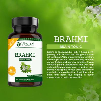 Vitawin Brahmi Capsule 60's - Herbal Dietary Supplement