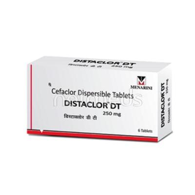 Distaclor DT 250mg Tablet 6'S - Bacterial Infections-Cep
