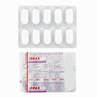Obax Tablet 10'S - Diabetes-Ant