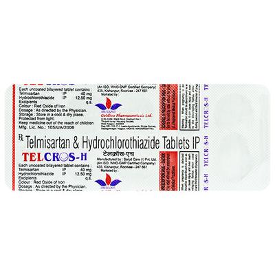 Telcros H Tablet 10'S - Hypertension-Ang