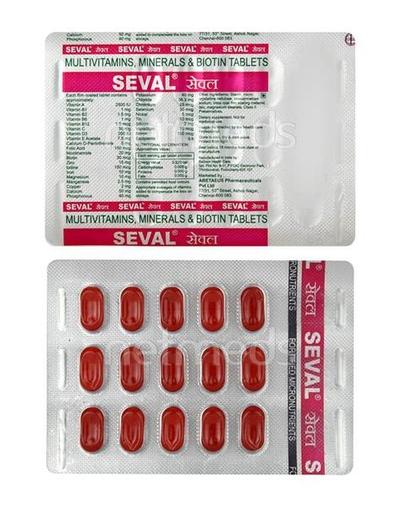 Seval Tablet 15'S - Supplements-Vbc