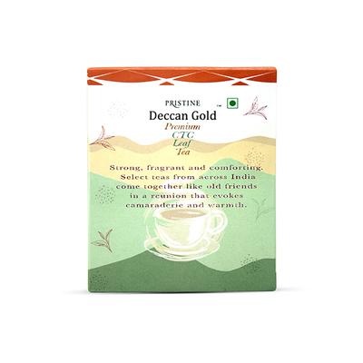 Pristine Deccan Gold Premium CTC Tea Leaves 100 gm - Green/Herbal Teas