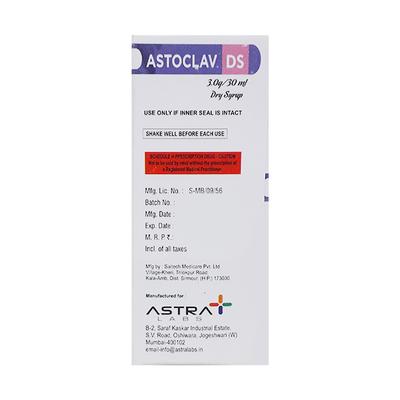 ASTOCLAV DS Dry Syrup 30ml - Bacterial Infections-Pen