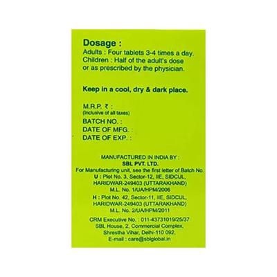 SBL Bio-Combination 26 Tablet 450 gm - Bio-Combination