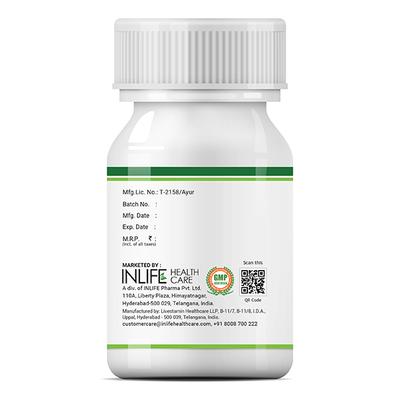 Inlife Natural Vitamin C Amlaki Ghan 1000 mg Veg Capsule 60's - Vitamin C