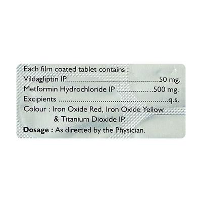 ACEVILDA M 500 Tablet 15's - Diabetes-Ant
