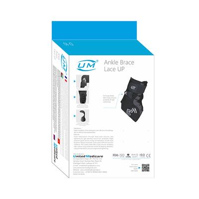 UM Ankle Brace Lace UP (D10) (L) - Knee/Ankle/Leg/Foot Supports