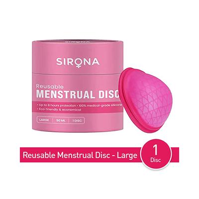 Sirona Reusable Menstrual Cup Disc for Women - Large 1's - Intimate Care