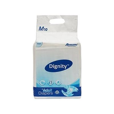 Romsons Dignity Adult Diapers 10's (M) - Adult Diapers & Pads