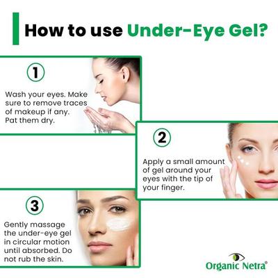 Organic Netra Ultra Ageless Under Eye Gel Cream 25 gm - Personal Care (Ayush)