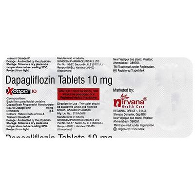 XDAPA 10 Tablet 10's - Diabetes-Ant