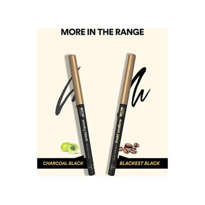WOW Skin Science Smoky Black 90% Natural Kajal 0.35 gm - Kajal & Kohls
