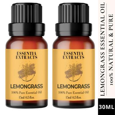 Essentia Extracts Pure Essential Oil - Lemongrass (Pack of 2 x 15 ml) 1's - Essential Oils