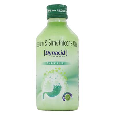 DYNACID SUGAR FREE SAUNF FLAVOUR Oral Suspension 170ml - Ulcer/Reflux/Flatulence-Aaa