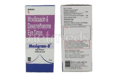 Moxigram D Eye Drops 5ml - Eye Infections-Eaa