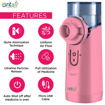 Entair Mesh Nebulizer - Pink (YS30) - Nebulizers / Vaporizer
