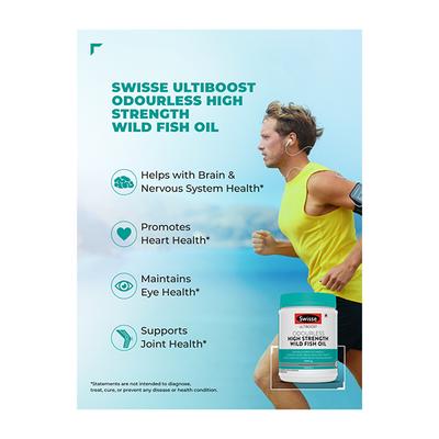 Swisse Health Essential (Calcium+ Vitamin D Tablet 90's, Iron Tablet 30's, Wild Fish Oil Capsule 200's) Combo Pack - Multi-Vitamins