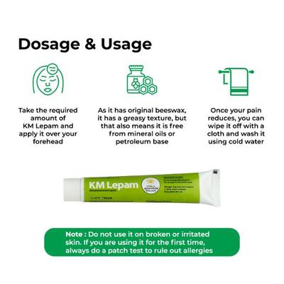 Kerala Ayurveda Km Lepam Cream 20 gm - Pain Relief (Ayush)