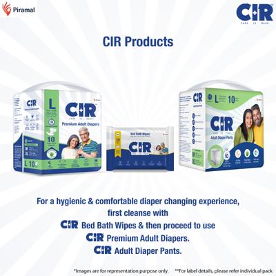 CIR Premium Adult Diapers - Tape (L) 10's - Adult Diapers & Pads