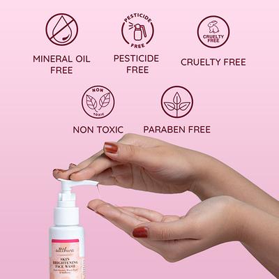 Satthwa Skin Brightening Face Wash - Peach Extracts, Witch Hazel & Mulberry 100 ml - Face Washes