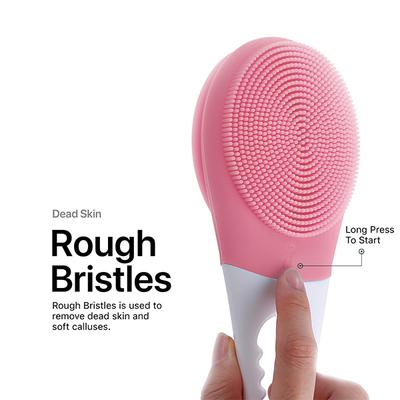 Vandelay Cleaner Brush Massager - Pink - Massagers