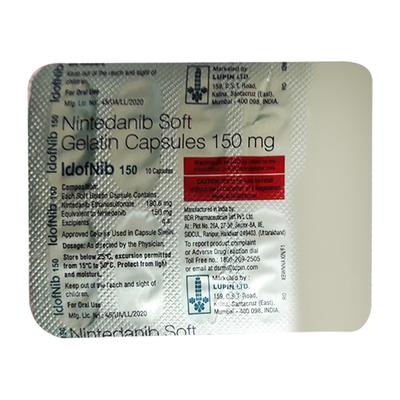 IDOFNIB 150 Capsule 10's - Idiopathic Pulmonary Fibrosis