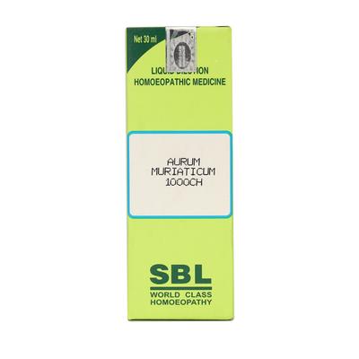 SBL Aurum Muriaticum 1M Liquid 30 ml - Dilutions