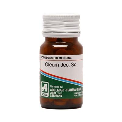 Adel Oleum Jec. 3X (4 grain) Tablet 20 gm - Triturations (Homeo Tablets)
