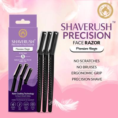 Mom & World ShaveRush Women Precision Face Razors 3's - Hair Removal Accessories